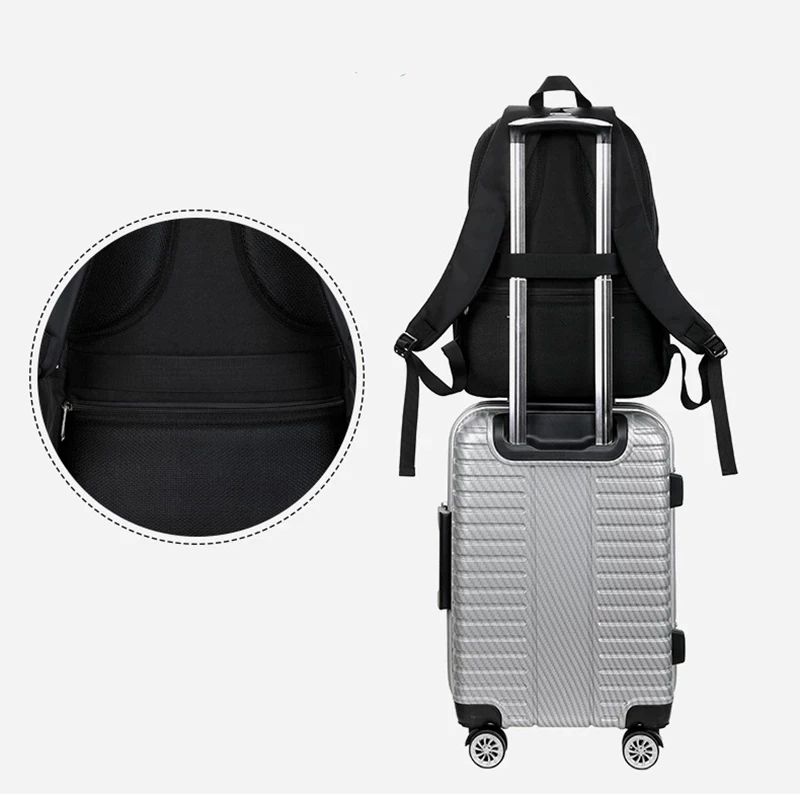 Large Capacity Orthopedics School Backpack Men 15.6 Laptop Backpacks High Schoolbags Black Teen College Boy/Gril Student Bagpack