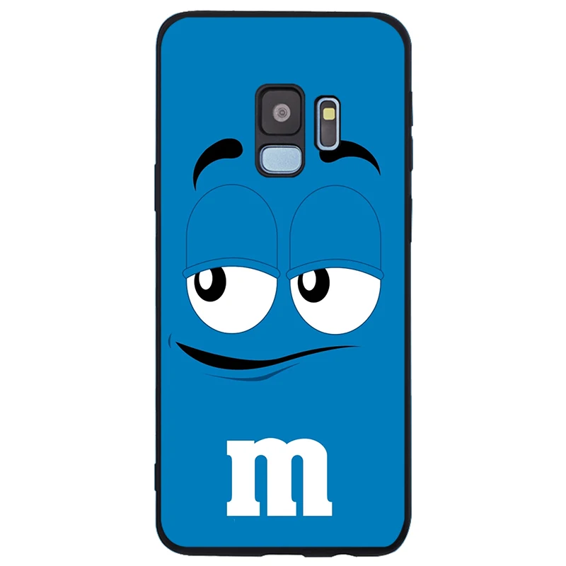 Милый M& M'S Chocolate Candy Чехол Мягкий Силиконовый ТПУ черный чехол для телефона samsung Galaxy Note 8 9 S6 S7 EDGE S8 S9 S10 Plus - Цвет: H19072310-06.jpg