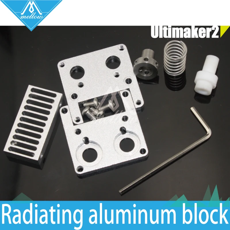 DIY 3D принтер Ultimaker 2 + UM2 расширенный блок Olsson сопла Сменные ПТФЭ теплоотвод