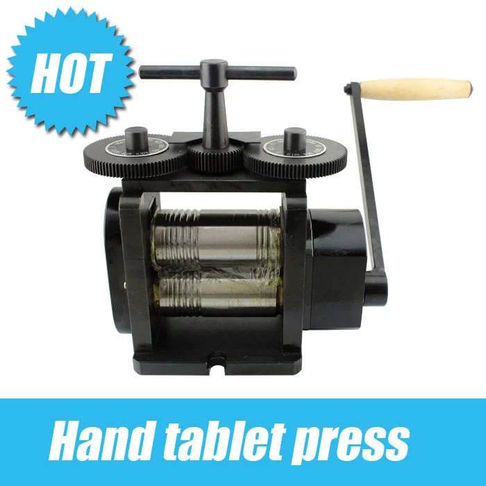Gold and silver tablet press manual tablet press Hand press machine are circular line pressing machine goldsmith