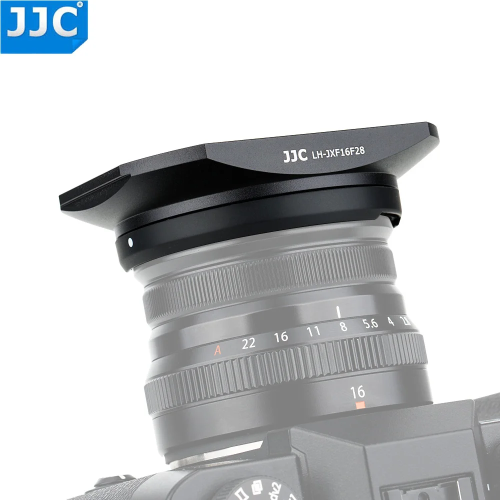 JJC LH-JXF16F28 черная байонетная бленда объектива с крышкой капота может поставить на