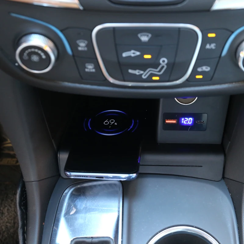 Быстро Беспроводной Для Chevrolet Equinox 2017 2018 2019 2020 10 Вт QI Зарядка телефона с
