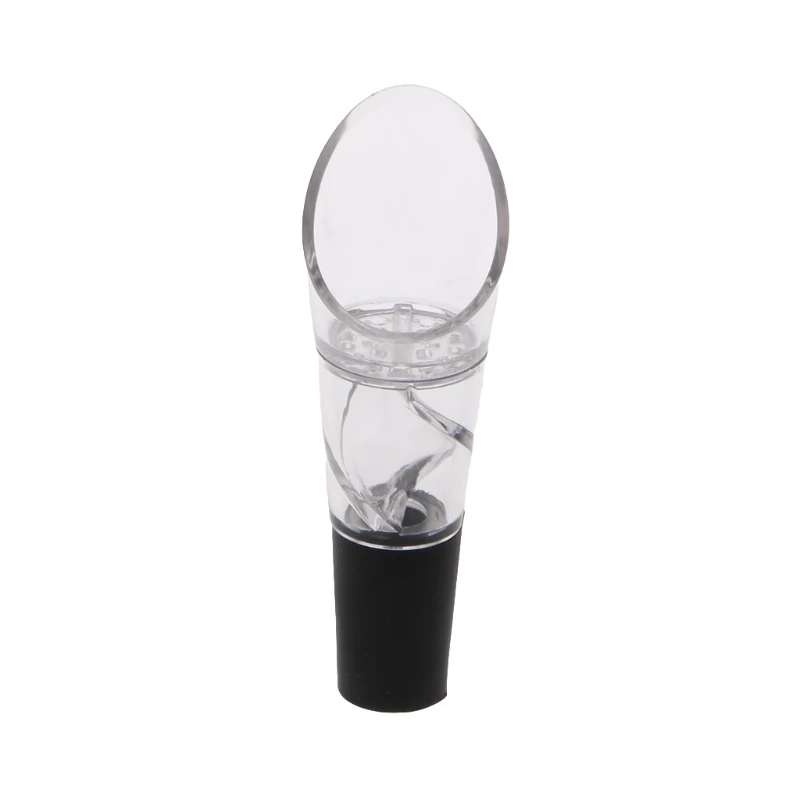 

1Pc Cross Flowing Wine Aerating Pourer Spout Decanter Aerator Quick Pouring