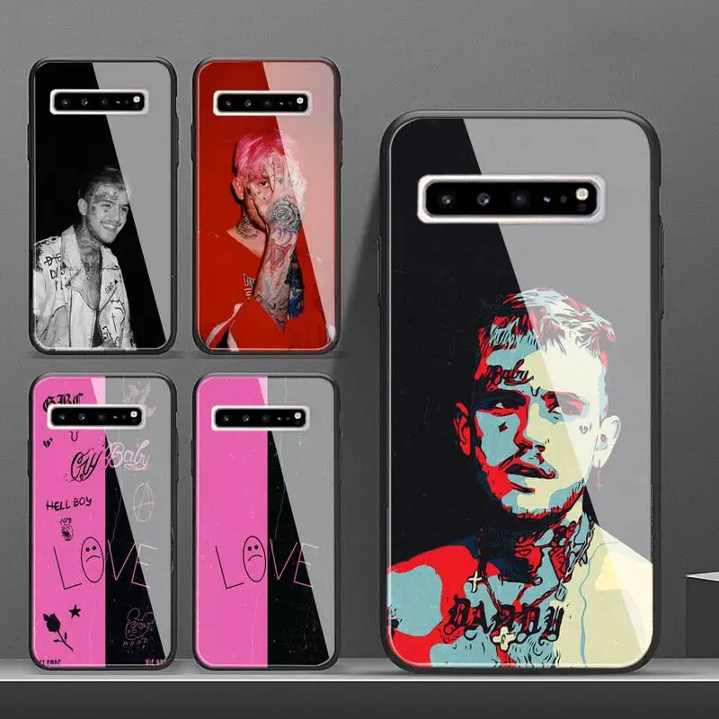 Чехол для телефона Babaite Lil Peep Hellboy роскошный стеклянный чехол Samsung S10 S20 S9 Plus Note9 10