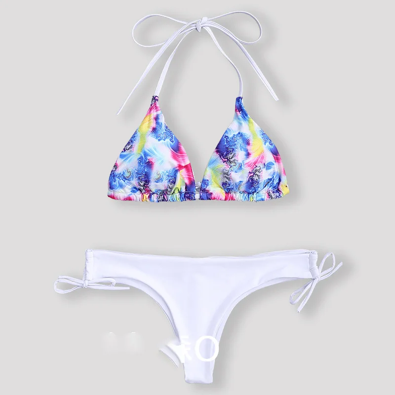 

2021 Hot Sale Fashion Printed Swimsuit Low Waist Bikini Beach Feminine Two-piece Set New Push-up Swimsuit Beach Swimsuit