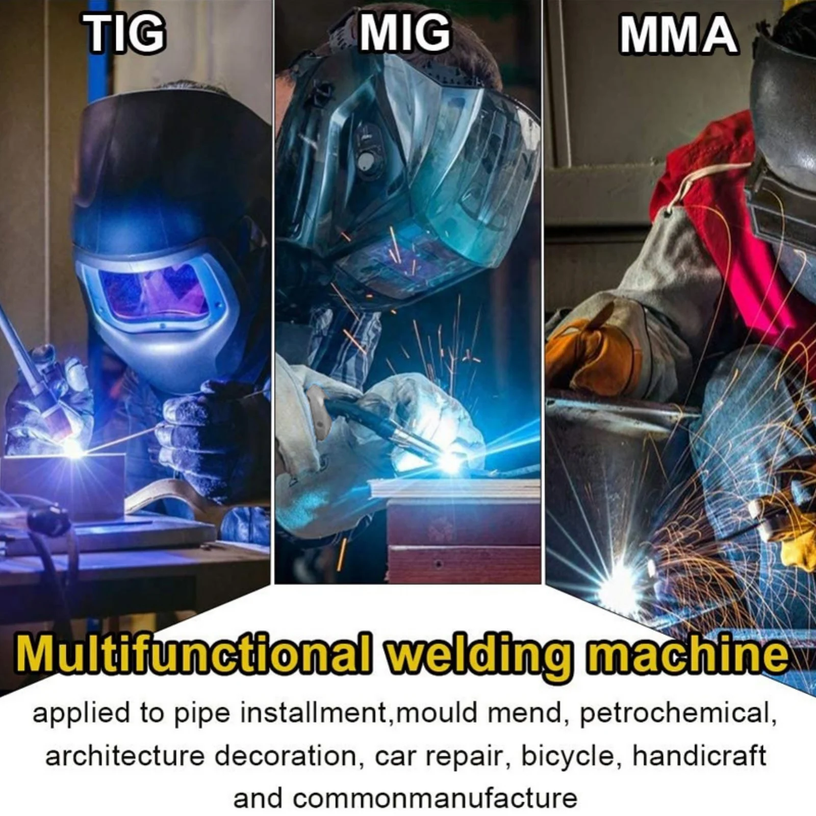 3 в 1 сварочный аппарат Mig Arc Tig 220 В 200 безвоздушная многофункциональная аргоновая