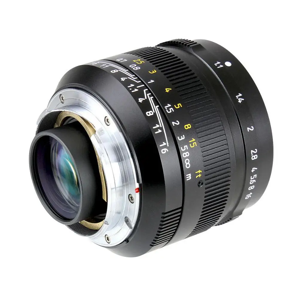 7artisans 50 мм f1.1 Большая диафрагма Paraxial ручной объектив для Leica M Mount M3 M4 M6 M7 M8 M9 M240 M10