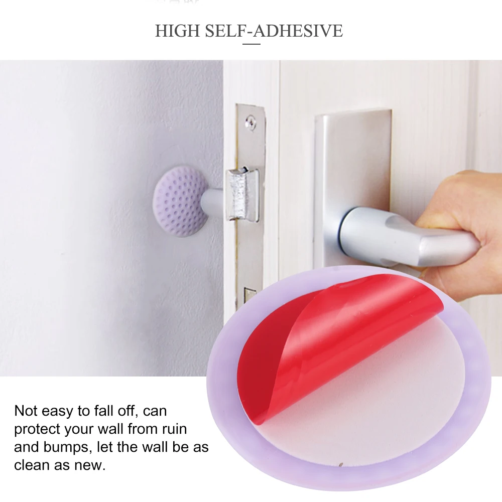 1/4 шт. резиновые бафы для дверных ручек|Дверные ограничители| |