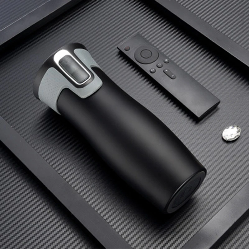 Hot New 450Ml 16Oz Vacuum Insulated Stainless Steel Travel Mugs Water Flask Thermal Tea Bottle Auto Cups | Дом и сад