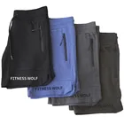 Летние шорты для фитнеса, бега, тренировок, бодибилдинга, тренировок, спортивные шорты для спортивного зала, штаны, дышащая спортивная одежда