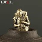 Ретро латунь средневековый воин нож бусины DIY Брелки шнурок подвески ювелирные изделия медный солдат Паракорд EDC уличные аксессуары