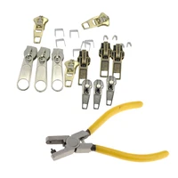22pcs universal zipper fix zip slider instant repair kit 1pc pliers