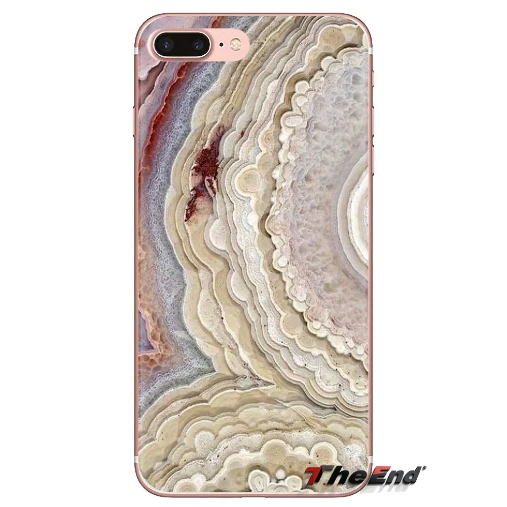 Природа mi racle розовое золото Агат мягкие чехлы для Xiao 4 5 5s 6 A1 A2 5X6X8 9 Lite SE Pro Max Mix 2 3 2S |