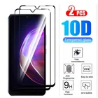 2 шт. полное покрытие для Vivo V21e V21 4G 5G Y20 Y31 2021 V17 Neo чехол Защитное стекло для Vivo V 21 V 21e V 17 Закаленное стекло-Броня стеклянная Броня