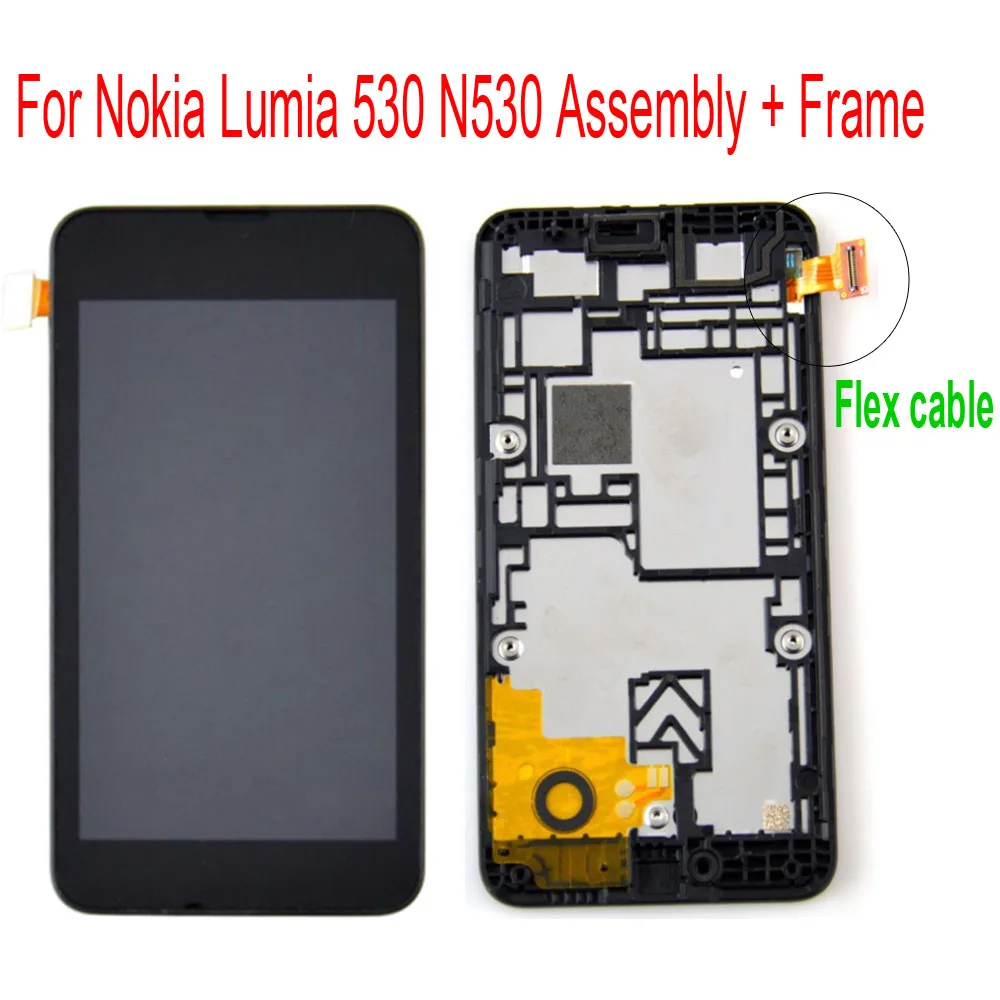 WEIDA/4 &quotчехол с подставкой и отделениями для карт Nokia Lumia 530 N530 ЖК дисплей сенсорный