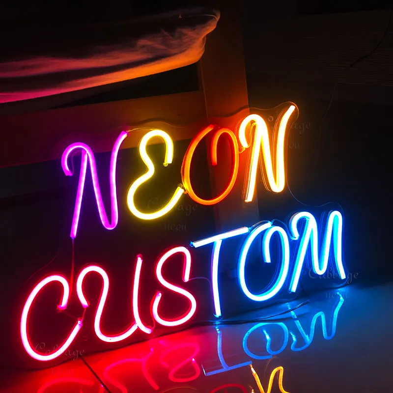 Custom Neon Sign LED Light Baby Wedding Decoration Wall Art Home Bar Business Logo Name Design Room Wall Personalized Neon Lamp