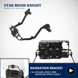 for honda crf 1100l africa twin adventure sports crf1100l motorcycle accessories stand holder phone gps navigaton plate bracket free global shipping