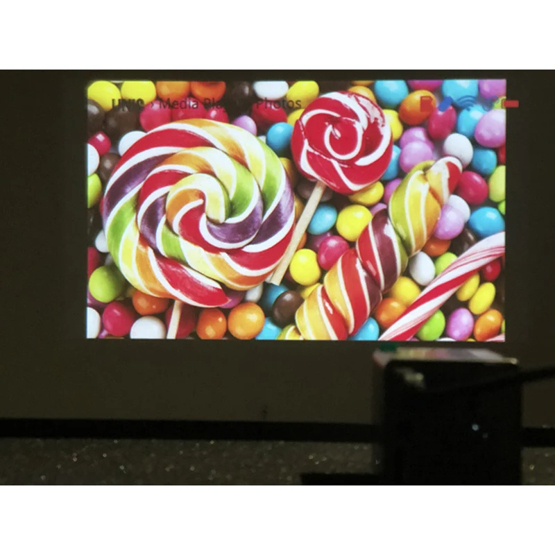 

Hot Projector P1S Pocket Home Movie Projector Proyector Beamer Mini DLP Mini Projector Wireless Projection