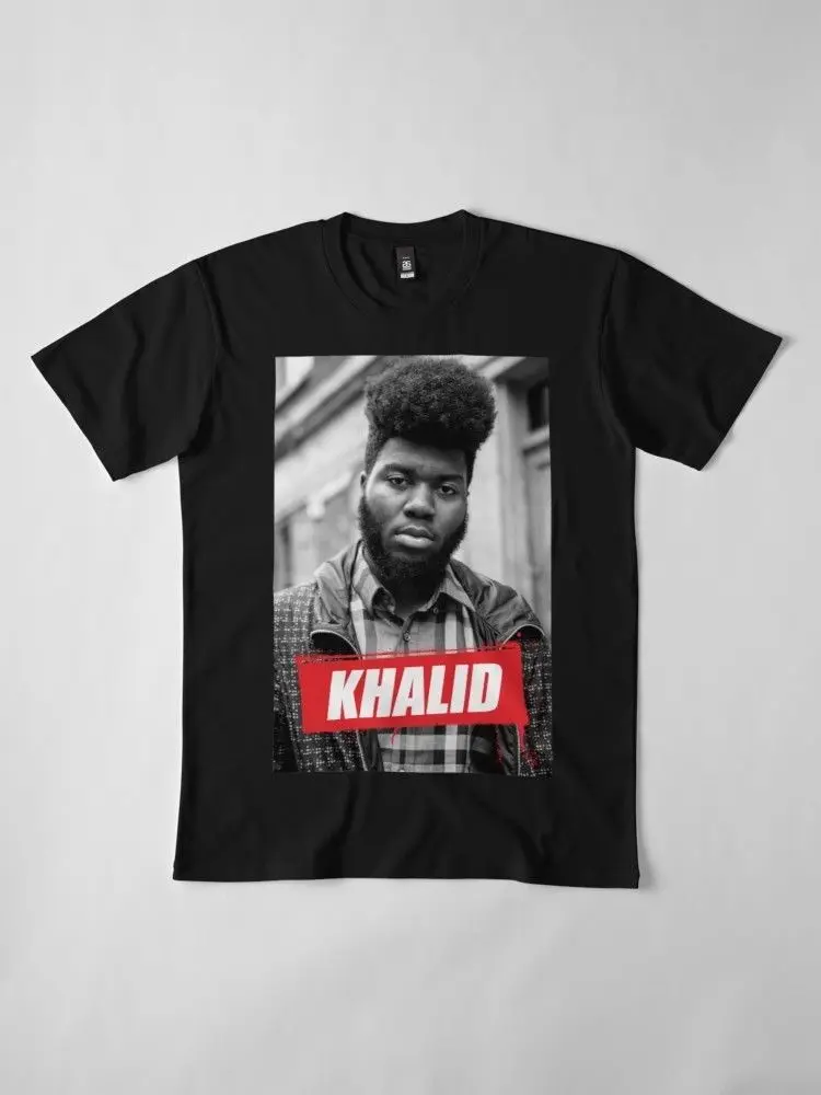 

Khalid American Teen Self Portrait Picture Black T-Shirt New Men'S Fashion Short-Sleeve T Shirt Mens Cartoon Character