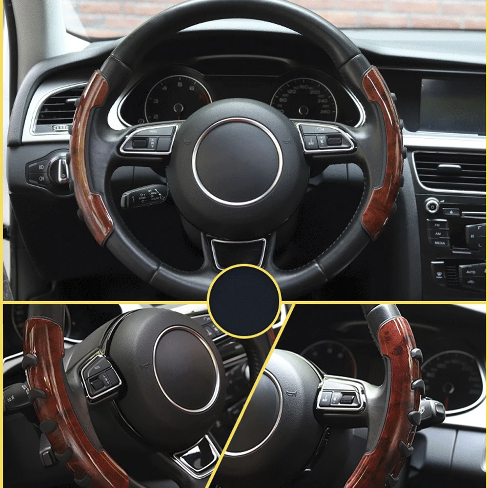 

Усилитель рулевого колеса автомобиля, универсальная Нескользящая Защита рулевого механизма, товары для модификации автомобиля, аксессуар...