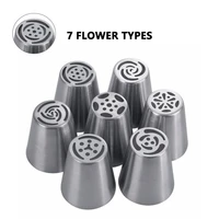 piping tips cream nozzles set for cake tool piping pastry bag pastry and bakery accessories cake decorating tools bakeware 1pcs