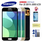 ЖК-дисплей для Samsung Galaxy J2 2015, J200, J200F, J200H, ЖК-дисплей, сенсорный экран, дигитайзер в сборе, замена, возможность регулировки яркости