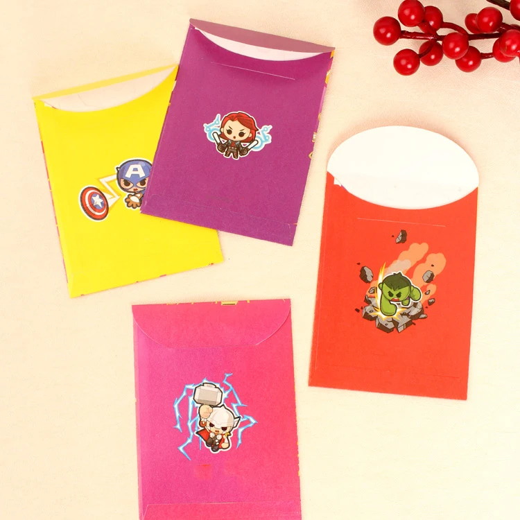 Капитан Америка дизайн мультфильм красный пакет 2020 КИТАЙСКИЙ ЛУННЫЙ крыса новый