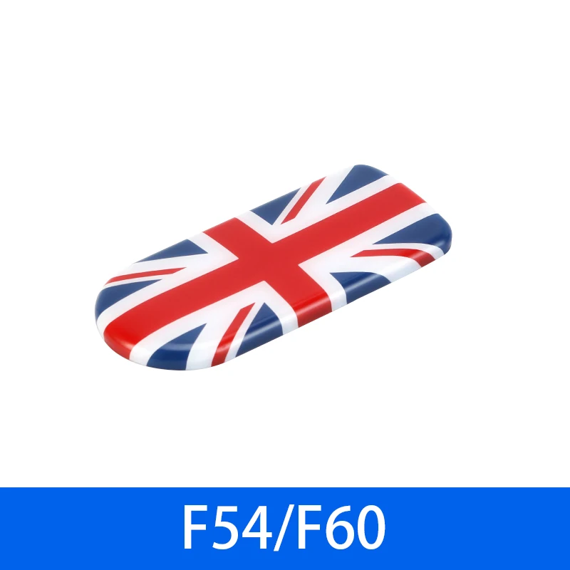Car Glove box handle decoration Storage box cover sticker Car styling Accessories For MINI Clubman COOPER F54 F60 Countryman - Название цвета: Red blue flag