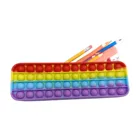 Чехол-карандаш пузырьковый для детей, игрушка-антистресс с простыми сенсорными затуханиями, игрушка-сжималка для игр, подарок для детей