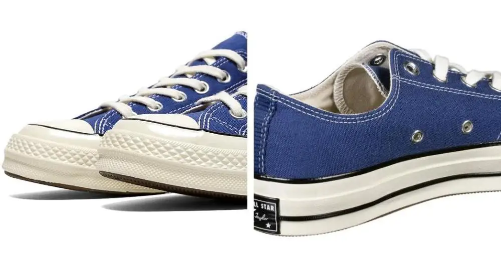 

Men's and women's comfortable skateboard shoes, canvas flat shoes, daily leisure, light blue, original, Converse Chuck, 1970s