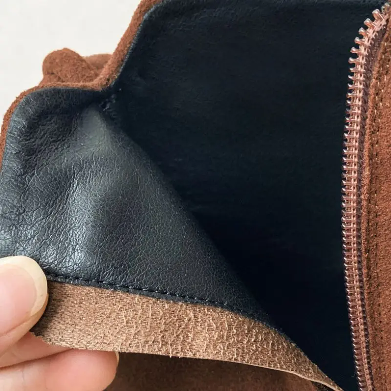 ZALAVOR 2020 New Arrival Genuine Leather Women Ankle Boots Autumn Winter Shoes Woman Round Toe Leisure Footwear Size 34-39 | Обувь