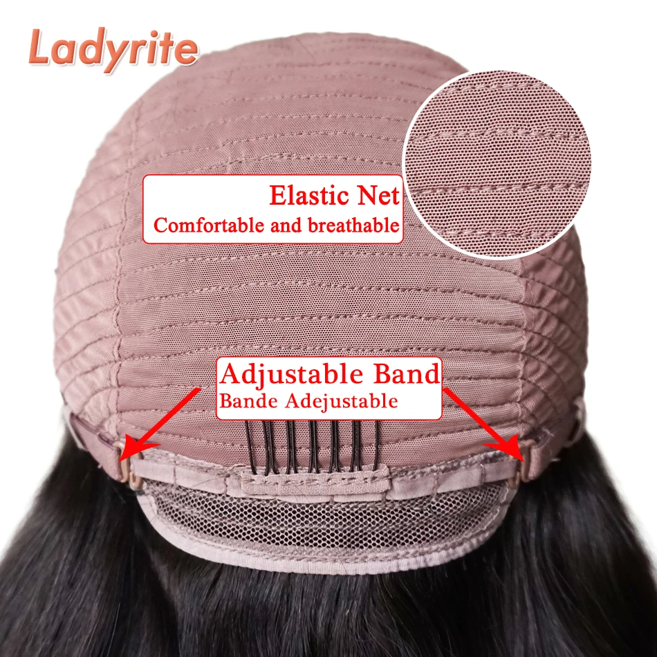 

Ladyrite Brazilian Body Wave U Part Human Hair Wig 10-28 Inch 150% Density Middle Part Body Wave Remy Hair Wig For Black Women