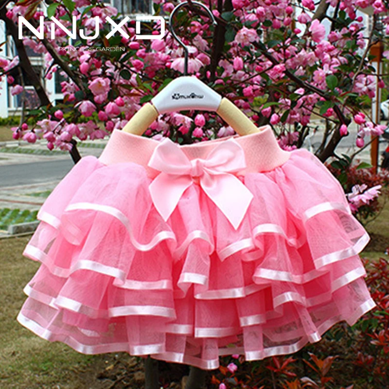 Принцесса юбка пачка для девочек юбки малышей балерины маленьких на день