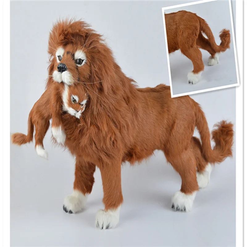 2 шт. гигантская подставка Лев Likelife Мягкие плюшевые животные мягкие игрушки кукла