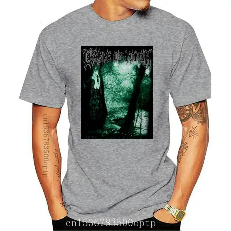 

New Men t shirt Custom Personality Cradle Of Filth Dusk Black Fashion Punk t-shirt novelty tshirt women