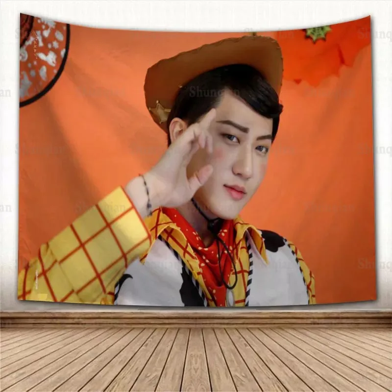 

Детский экологически чистый гобелен со страстными драгоценными камнями, HD печать, фоновая ткань для спальни, настенные гобелены, Декор, моющиеся, не выцветают