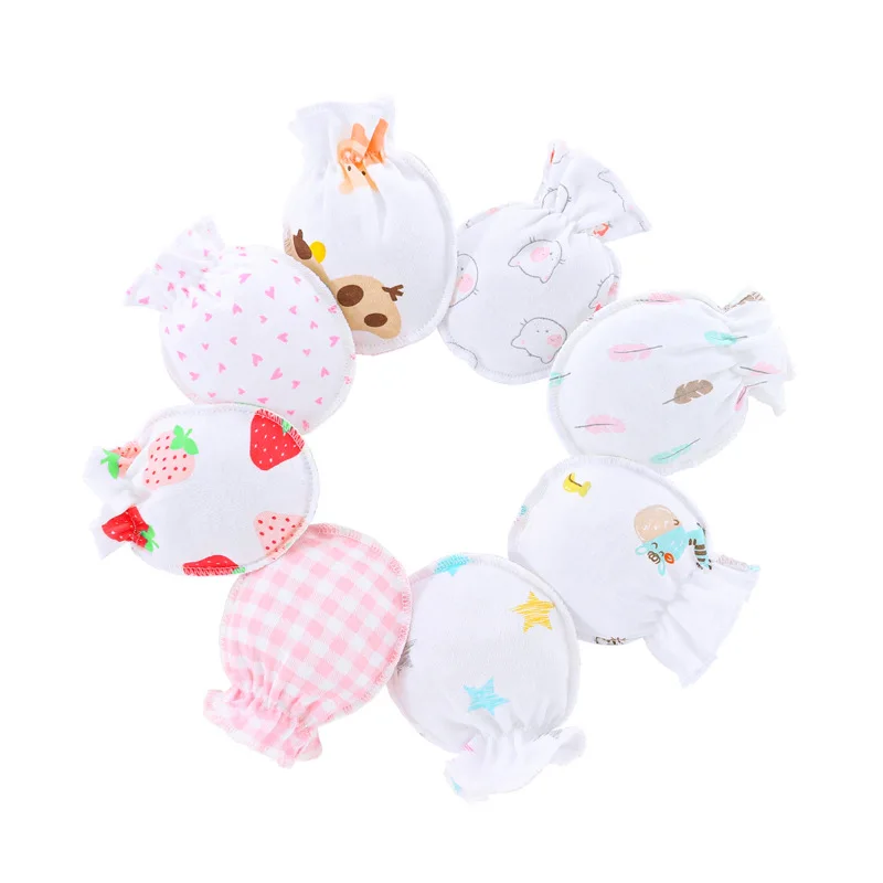 

3 пары/упр. Перчатки для новорожденных хлопковые для новорожденных детские перчатки и варежки против царапин детские перчатки для новорожд...