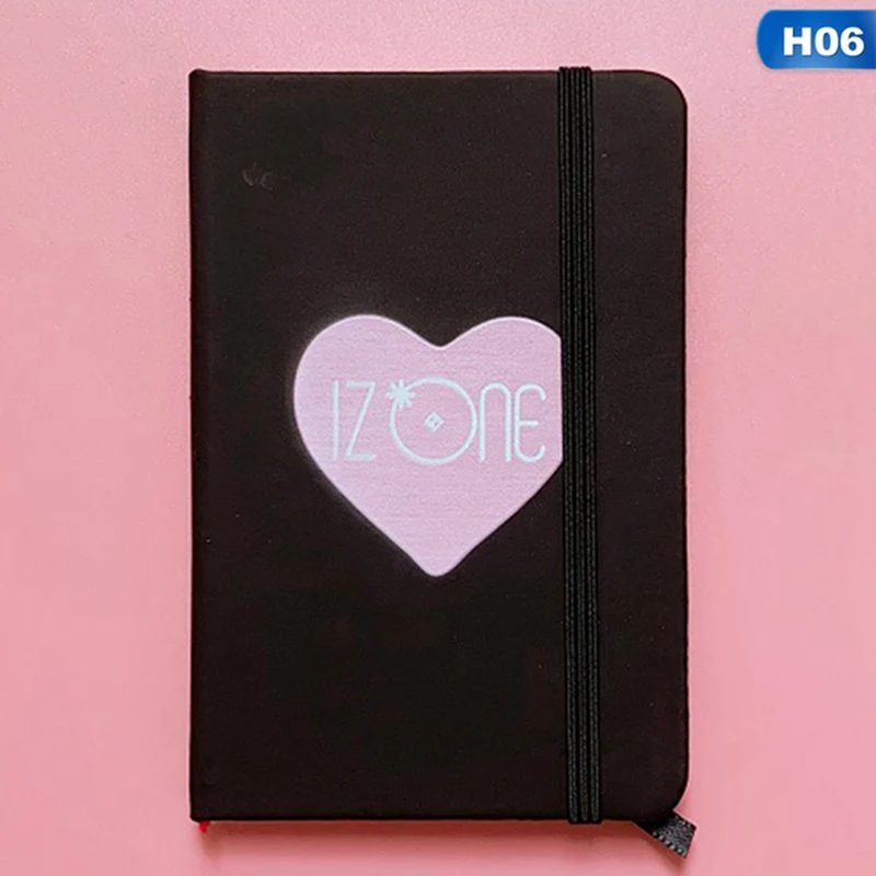 H06 KPOP BLACKPINK Got7 Twice Txt IZONE SEVENTEEN блокнот ПУ школьные принадлежности тетрадь мультфильм Pocketbook подарки - Цвет: H06