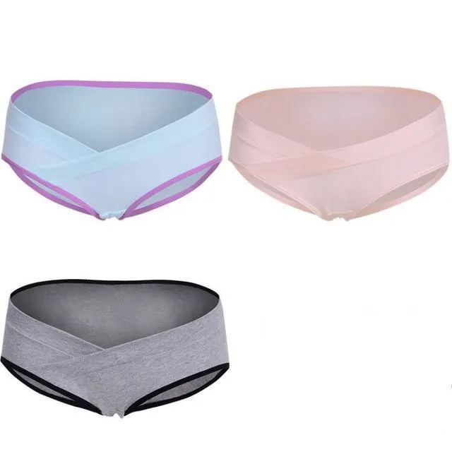 3 шт./лот нижнее Белье для беременных трусики женщин одежда u образные трусы с