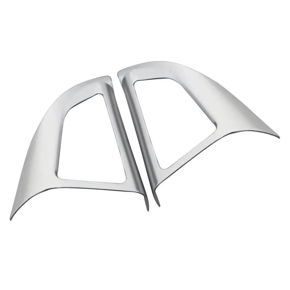 2 Hole Matte Silver Автомобильная хромированная защитная накладка на руль, наклейка, пригодная для Chevrolet Cruze седан хэтчбек 2009- Trax аксессуары - Название цвета: 2 Hole Matte Silver