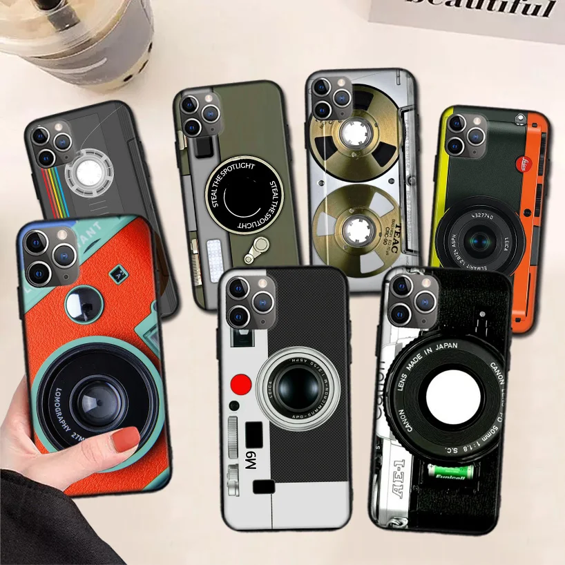 

Classical Old Cassette Tape Phone Case For iPhone 11 12 13 Pro Max XS Max XR X 7 8 6 6S Plus 13 Mini SE 2020 Cover Coque Funda