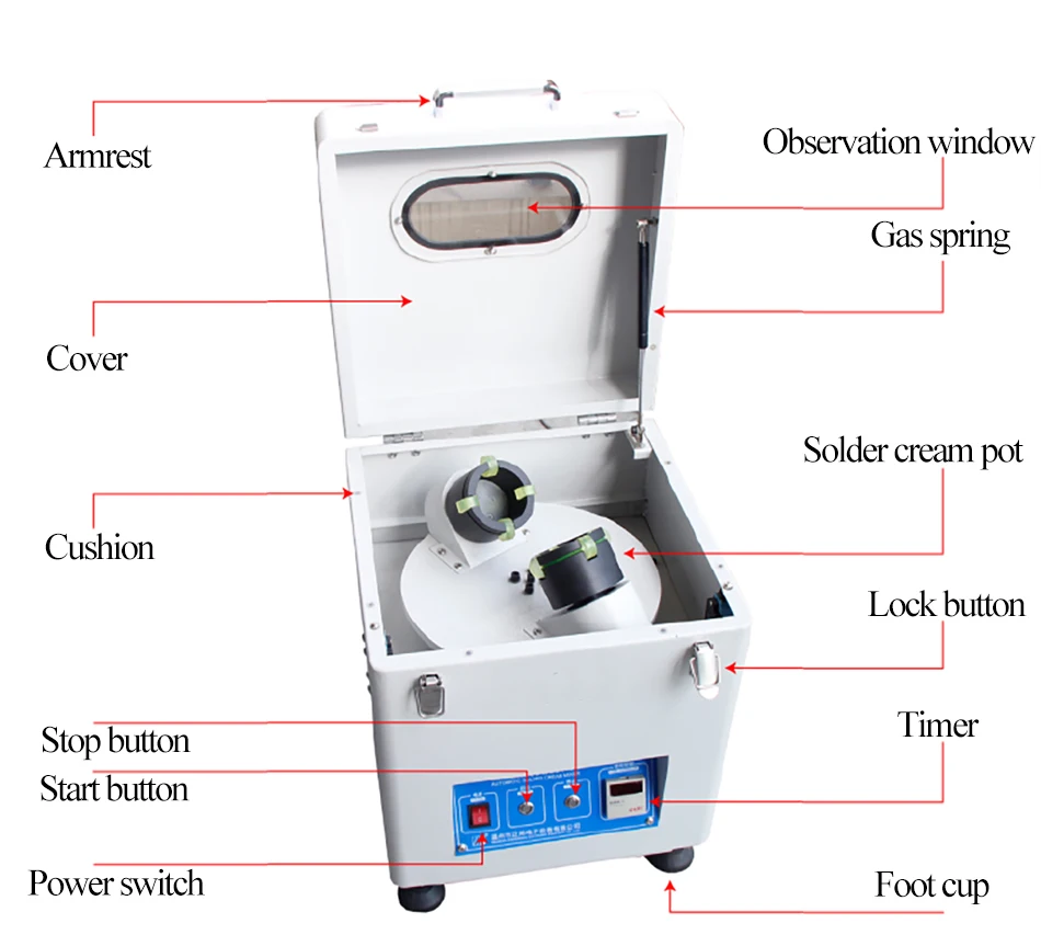 Линия SMT миксер для паяльной пасты настольная машина захвата и размещения CHMT36VA