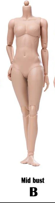92003 B POPTOYS 92003 92004 1/6 женское тело 12 ''гибкая фигурка кукла игрушка - Цвет: 92003 B