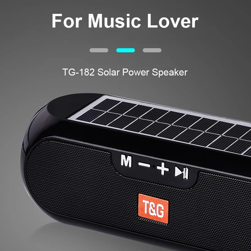 Портативная музыкальная шкатулка ZK40 с солнечной батареей Bluetooth-динамик