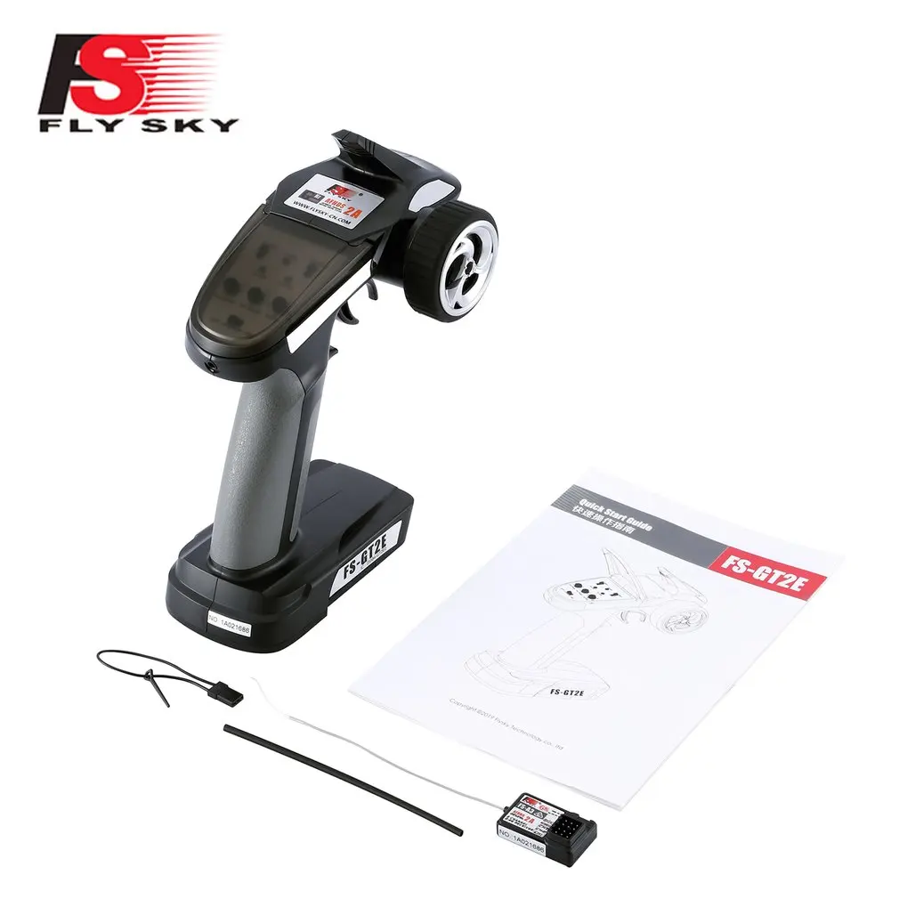

Flysky FS-GT2E AFHDS 2A 2.4ghz 2CH Radio System Transmitter For RC Car Boat With FS-A3 Receiver GFSK