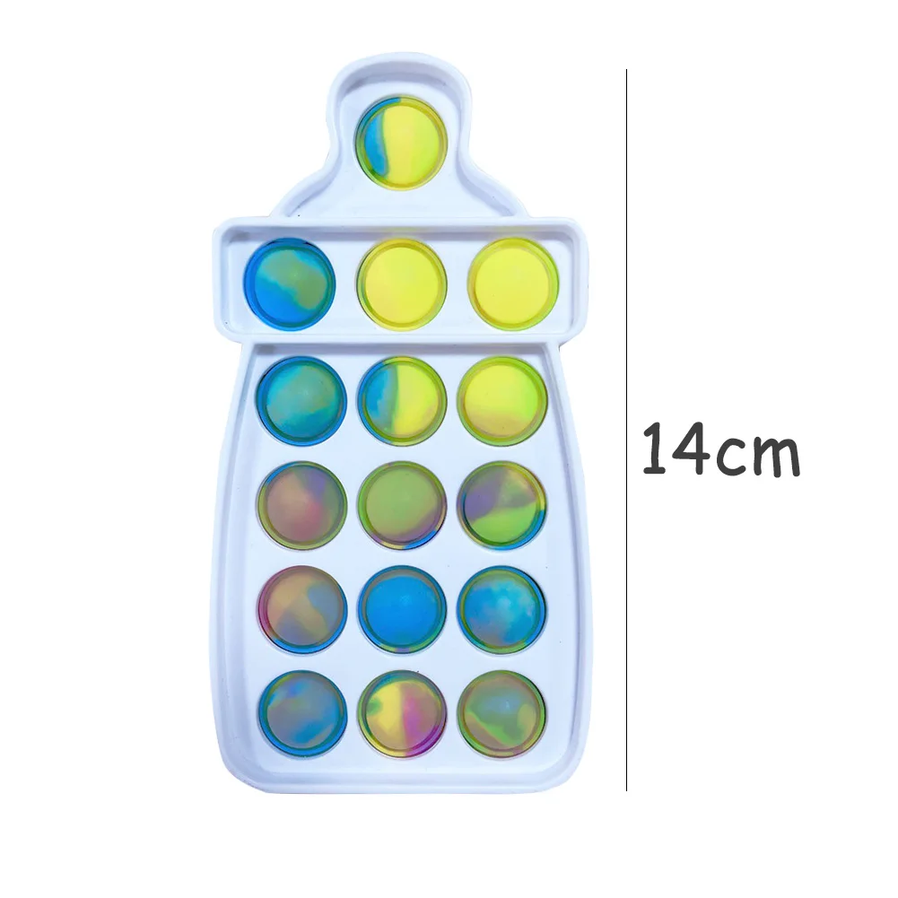 

Silicone Milk Bottle Push Bubble Fidget Sensory Toys Kid Adult Relaxing fidget Autism Stress Reliever Antistress Squeeze Toy
