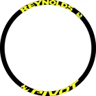 Поворотный 26 дюймов27,5 дюйма29 дюймов для обода колеса горного велосипеда наклейки для горного велосипеда безопасный протектор водонепроницаемый винил 2 колеса