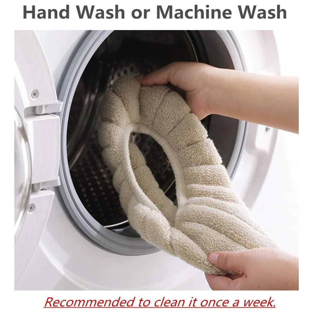 Теплое сиденье для унитаза зимнее удобное мягкое моющееся с подогревом