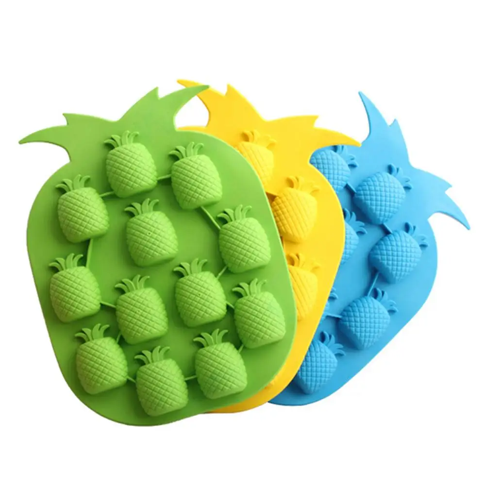 Форма ананаса 12 Сетки поднос для льда желе замораживания DIY кулинарная кухонная