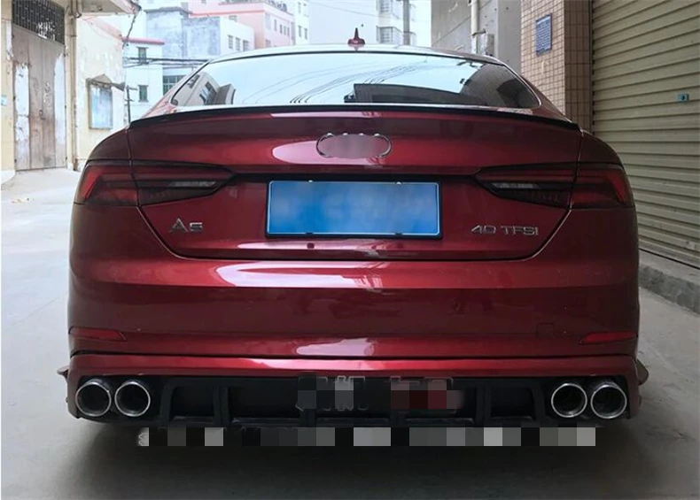 Спойлер из углеродного волокна для AUDI A5 S5 RS5 B9 Sportback купе 2017 2018 2019 2020 2021 крыло
